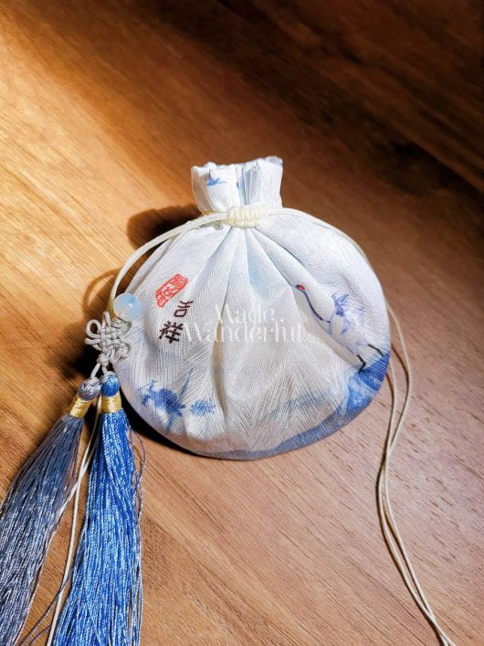 Oriental Yanxi-Inspired, Handmade Pouch • Made Wanderful